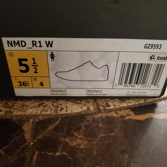 Adidas NMB R1 Womens Sneakers  Orginal White Rose Pink Teal  Limited Edition - Picture 3 of 12